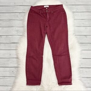 Lila Ryan Burgundy Skinny petite Pants